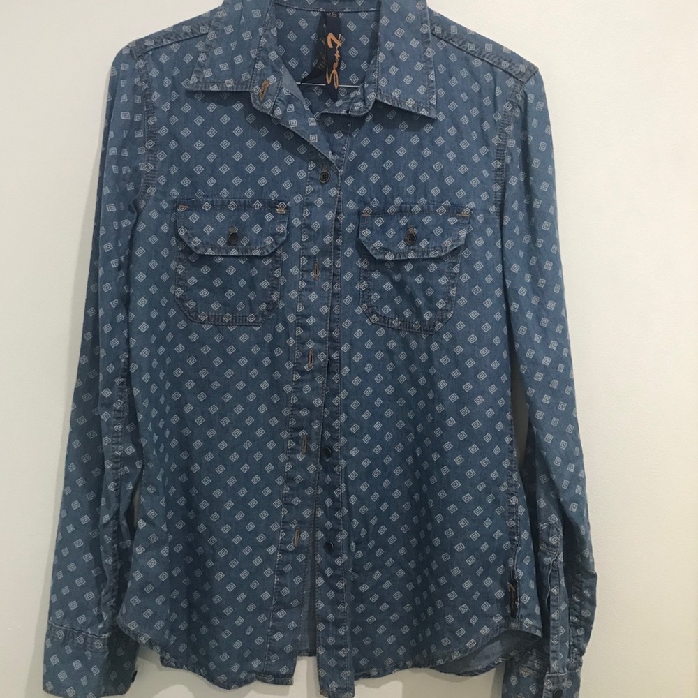 Blue XS Longsleeve seven7 Shirt Classic 🌻